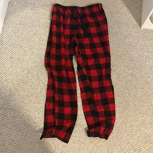 Plaid pj pants